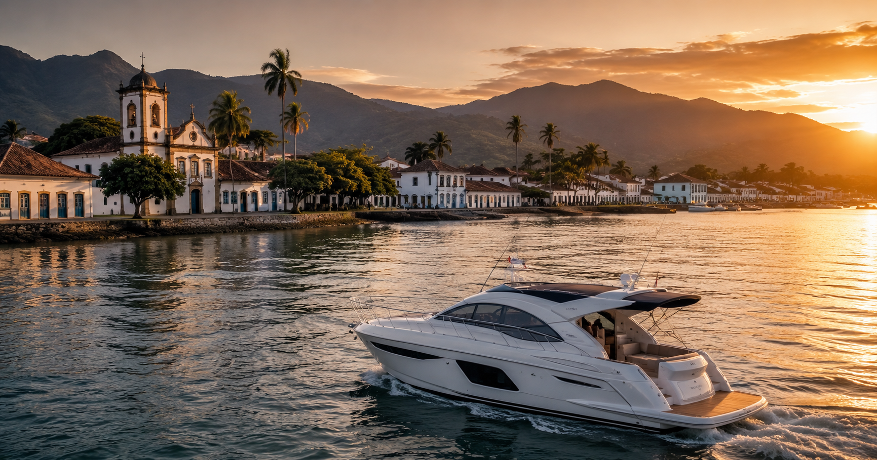 Passeio de lancha em Paraty: história e beleza pelo mar