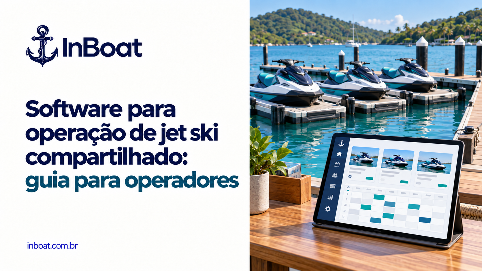 Software para operação de jet ski compartilhado: guia para operadores