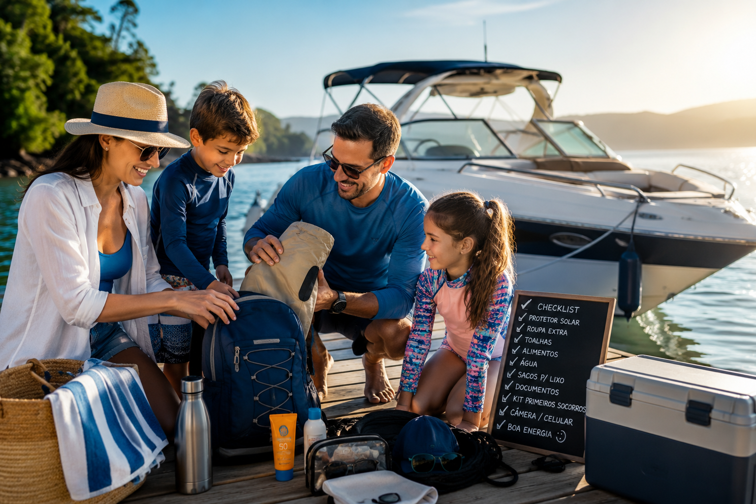 Viagem de lancha com a família: como planejar e o que levar